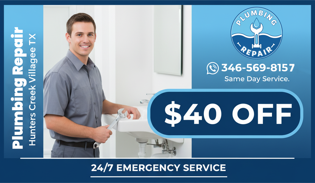 Plumbing Service Coupons Hunters Creek Village TX - Save on Repairs
